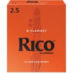 Rico by DAddario Clarinet Reeds 2.5 Strength Pack of 10