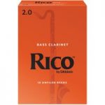 Rico Orange 2.0 Bass Clarinet Reeds 10 Pack