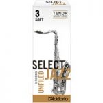 DAddario Select Jazz Unfiled Tenor Saxophone Reeds 3S Pack of 5