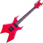 BC Rich Warlock MK1 7-String Electric Guitar Shadow Red