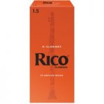 Rico by DAddario Eb Clarinet Reeds 1.5 Strength Pack of 25
