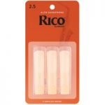 Rico by DAddario Alto Saxophone Reeds 2.5 Strength Pack of 3