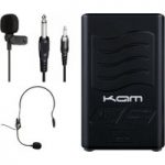 Kam VHF Bodypack V2 Wireless Transmitter & Microphones 175MHz