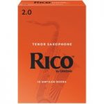 Rico by DAddario Baritone Saxophone Reeds 2.0 Strength Pack of 10