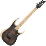 Ibanez RGDIX6MRW Iron Label Charcoal Brown Burst Flat