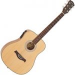 3/4 Travel Electro Acoustic Guitar by Gear4music Natural