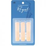 Rico Royal by DAddario Alto Saxophone Reeds 1.5 Strength Pack of 3