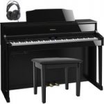 Roland HP605 Digital Piano Package Polished Ebony