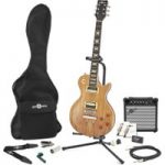 New Jersey Electric Guitar + Complete Pack Spalted Maple