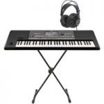 Korg PA600 Arranger Keyboard with Headphones & Free Stand