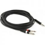 Stereo Jack – Mono Jack(x2) Cable 3m