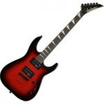 Jackson JS32TQ Arch Top Dinky Electric Guitar Trans Red