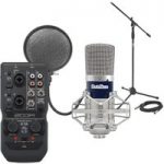 Zoom U-24 USB Interface & SubZero SZC-400 Condenser Microphone Pack