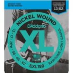 Daddario EXL158 Nickel Wound Baritone Guitar Strings Light 13-62