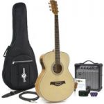 Concert Electro Acoustic Guitar + 15W Amp Pack