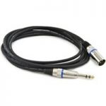 XLR (M) – Stereo Jack Cable 6m