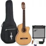 Deluxe Single Cutaway Classical Electro Guitar + 15W Amp Pack
