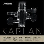 Daddario Kaplan Golden Spiral Solo Violin E String Ball End Medium