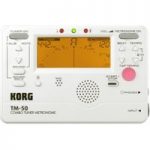 Korg TM-50 Pearl White Tuner/Metronome