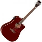 Tanglewood TW5 Winterleaf Cutaway Electro Acoustic Guitar Red