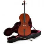 Student 1/4 Size Cello with Case by Gear4music