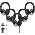 HP-170 Stereo Headphones by Gear4music Pack of 5