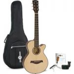 3/4 Single Cutaway Acoustic Guitar Pack by Gear4music