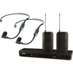 Shure BLX188E/SM35-S8 Dual Wireless Headset System with 2 x SM35