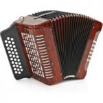 Diatonic Button Accordion by Gear4music 12 Bass