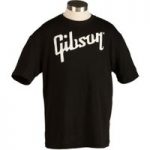 Gibson Logo Black T-Shirt Medium