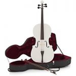 Student 4/4 Size Cello with Case by Gear4music White