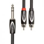 Roland 1/4 TRS – Dual RCA Interconnect Cable 10ft/3m