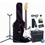 Encore E6 Electric Guitar Outfit Black