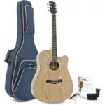 Deluxe Cutaway Dreadnought Acoustic Guitar Pack Willow