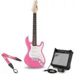 3/4 LA Electric Guitar + Amp Pack Pink