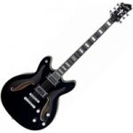 Hagstrom Viking Deluxe Baritone Electric Guitar Black Gloss