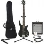 Chicago Bass Guitar + 35W Amp Pack Black
