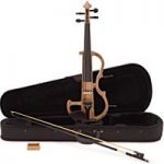 Electric Violin by Gear4music Natural