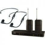 Shure BLX188/SM35-K3E Dual Wireless SM35 Headset System