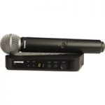 Shure BLX24E/SM58-S8 Handheld Wireless Microphone System