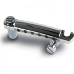 Gibson Chrome Stop Bar Tail Piece with Studs and Inserts