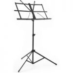 Music Stand with Carry Bag by Gear4music Black