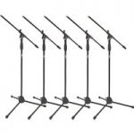 Boom Mic Stand by Gear4music 5 Pack