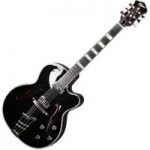 Hofner Gold Label New President Archtop Electric Guitar Gloss Black