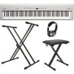 Roland FP 50 Digital Piano with Stand Stool and Headphones White