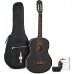 Deluxe Classical Guitar Pack Black by Gear4music