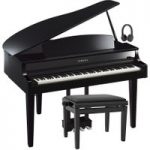Yamaha CLP 665 Digital Grand Piano Package Polished Ebony