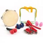 6 Piece Percussion Set with Carry Bag by Gear4music