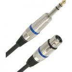 XLR (F) – Balanced 1/4" Jack Pro Cable 3m