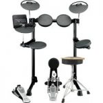 Yamaha DTX450K Electronic Drum Kit with Stool and Sticks